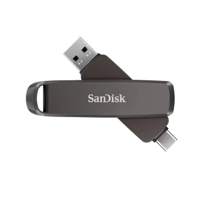 SanDisk ポータブルSSD 1TB USB3.2 Gen2 スリム デュアル ドライブR:1000MB/s W:900MB/s SDDDE1-1T00-G46 5年保証
