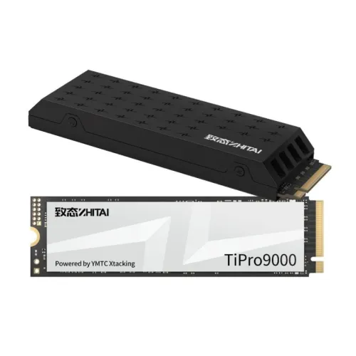 YMTC ZHITAI 4TB 内蔵SSD NVMe M.2 2280 R:14000MB/s W:12500MB/s PCIe 5.0 3D NAND TLC TiPro9000 ヒートシンク付属 ZTSS3CB12B34MC 5年保証