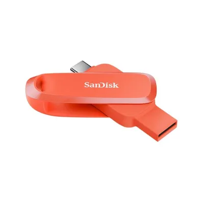 SanDisk USBメモリ128GB USB 3.2 Gen 1 Type-A/Type-C 両コネクタ搭載 回転式 Phone Drive for Android R:100MB/s SDDDC6-128G 海外パッケージ