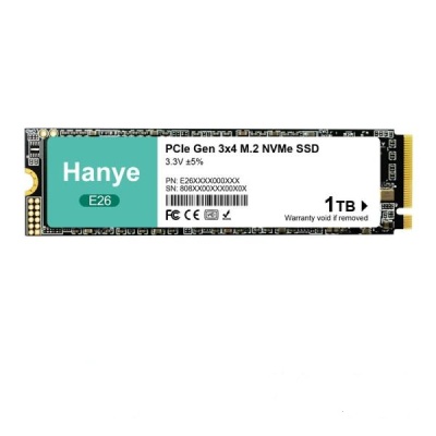 Hanye 内蔵型 SSD 1TB PCIe Gen3x4 M.2 NVMe 2280 3500MB/s 3D NAND E26　エコーパッケージ 国内正規品 メーカー3年保証