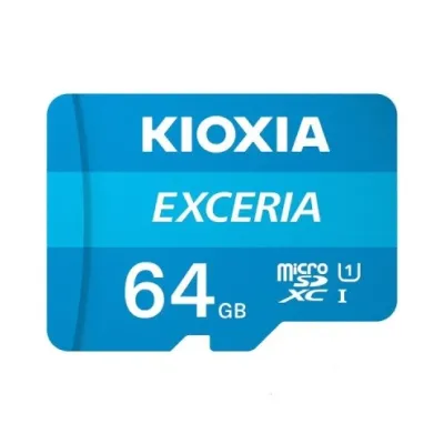 Kioxia EXCERIA マイクロsdカード microSDXC 64GB UHS-I U1 100MB/S FULL HD録画対応 LMEX1L064GC4 海外パッケージ Nintendo Switch対応