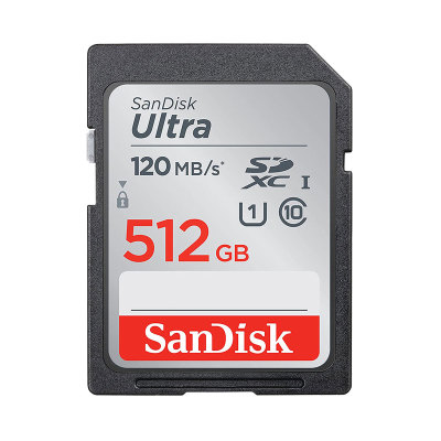 SDXCカード Ultra 512GB UHS-I U1 R:120MB/s Class10 SanDisk サンディスク SDカード SDSDUN4-512G-GN6IN海外向けパッケージ