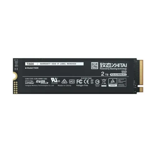 YMTC ZHITAI 2TB 内蔵SSD M.2 2280 R:7000MB/s W:6000MB/s PCIe 4.0 NVMe 2.0 PS5 Pro/PS5 Slim/PS5動作確認済み ZTSS2EB09D23MC 5年保証