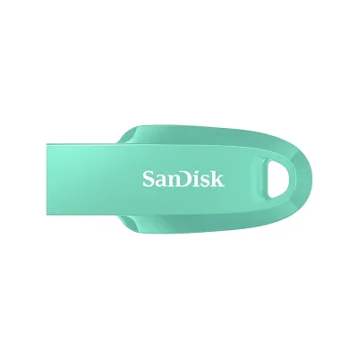 SanDisk USBメモリ 128GB USB3.2 Gen1 Ultra Curve R:100MB/s シンプル キャップレス ブラック SDCZ550-128G-G46G 海外パッケージ