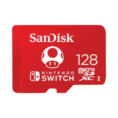 SanDisk マイクロsdカード microSDXC 128GB for Nintendo Switch UHS-I U3 R:100MB/s W:90MB/s SDSQXAO-128G-GNCZN海外向けパッケージ