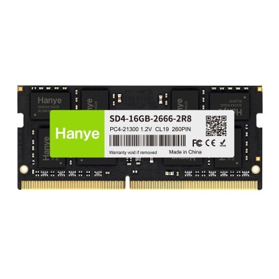Hanye ノートPC用メモリ PC4-21300(DDR4-2666) 16GB SODIMM 1.2V CL19 260pin SD4-16GB-2666-2R8 国内正規代 理店品 5年保証