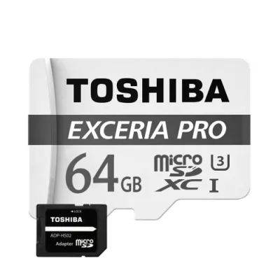 TOSHIBA 東芝 マイクロsdカード microSDXC 64GB UHS-I U3 読出95MB/s 書込80MB/s 4K対応 SDアダプター付き THN-M401S0640C2海外パッケージ Nintendo Switch対応