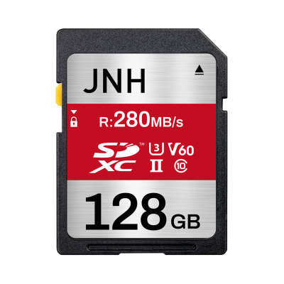 SDXCカード 128GB UHS-II U3 V60 R:280MB/s W:105MB/s JNH Class10 4K Ultra HD動画対応 SDカード メモリーカード 5年保証