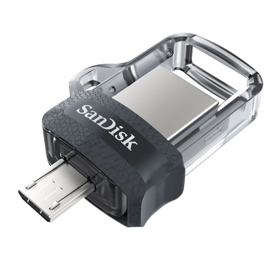 SanDisk 64GB USBメモリ Ultra Dual Drive m3.0 OTG(Android対応) USB3.0対応 R:150MB/s SDDD3-064G-G46 海外向けパッケージ品
