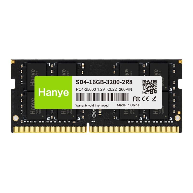 Hanye ノートPC用メモリ PC4-25600(DDR4-3200) 16GB SODIMM 1.2V CL22