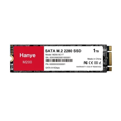 Hanye SSD 1TB 内蔵 SATA M.2 2280 SATA III 6.0Gb/s 550MB/s 3D NAND採用 M200-SC1T 国内3年保証