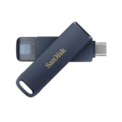SanDisk USBメモリ128GB iXpand Phone Drive for iPhone Lightning + USB-C 回転式 USB3.2 Gen1 R:90MB/s SDIXD0N-128G-GN6NE