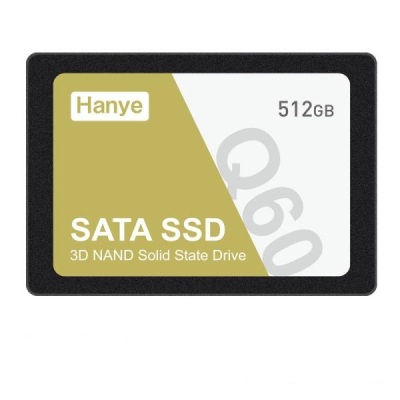 Hanye SSD 512GB 内蔵型 2.5インチ 7mm 3D NAND採用 SATAIII 6Gb/s 550MB/s Q60 PS4検証済み 国内5年保証
