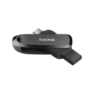 SanDisk USBメモリ64GB USB 3.2 Gen 1 Type-A/Type-C 両コネクタ搭載 回転式 Phone Drive for Android R:100MB/s SDDDC6-064G-G46 海外パッケージ