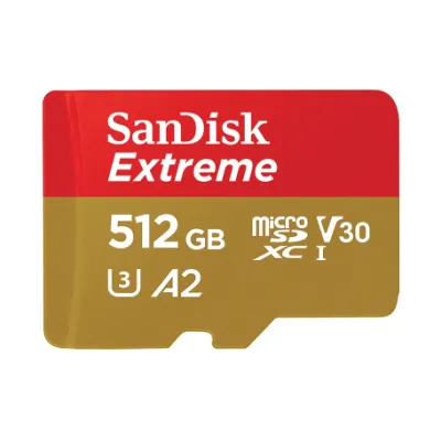 マイクロsdカード microSDXC 512GB SanDisk UHS-I U3 V30 A2 4K R:190MB/s W:130MB/s SDSQXAV-512G-GN6MN 海外パッケージ