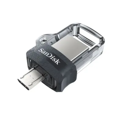 SanDisk 64GB USBメモリ Ultra Dual Drive m3.0 OTG(Android対応) USB3.0対応 R:150MB/s SDDD3-064G-G46 海外向けパッケージ品