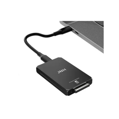 JNH CFexpress Type B カードリーダー 20Gbps高速転送 USB 3.2 Gen 2x2 Type C to CFexpress B アルミ合金 4TBまで プラグアンドプレイ 高耐久 CR-CFB101BK