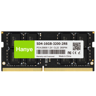 Hanye ノートPC用メモリ PC4-25600(DDR4-3200) 16GB SODIMM 1.2V CL22